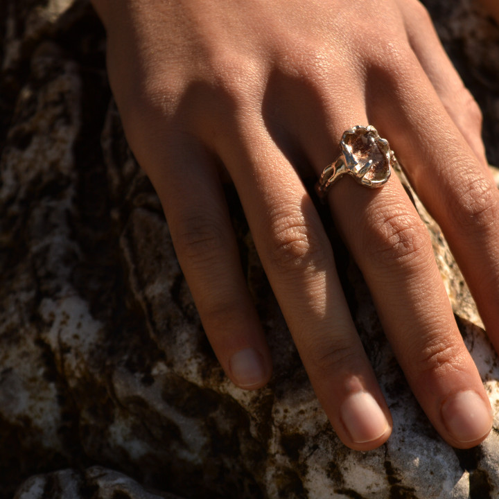 Chlorite Quartz Δαχτυλίδι