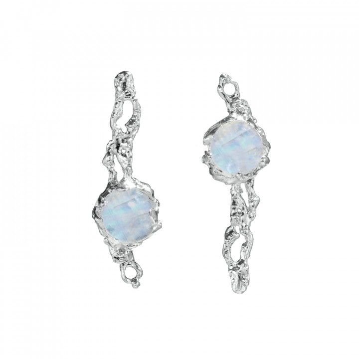 Aurora II Moonstone Σκουλαρίκια