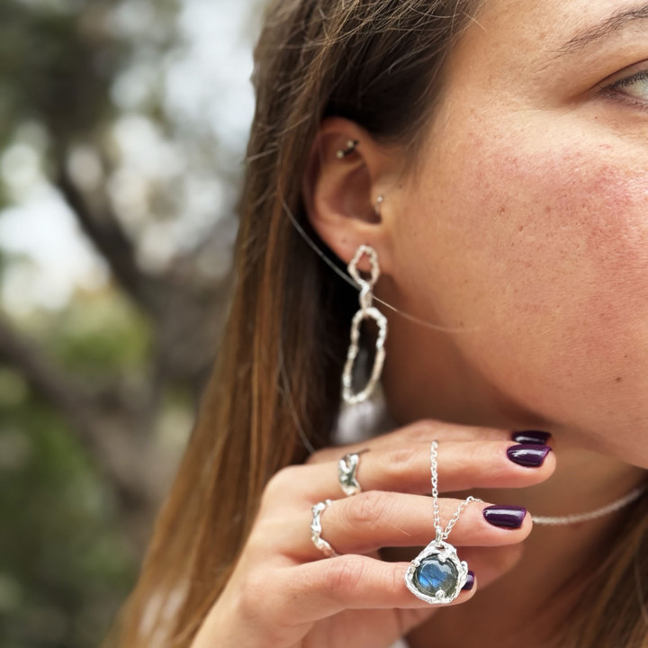 Aurora Labradorite Κολιέ