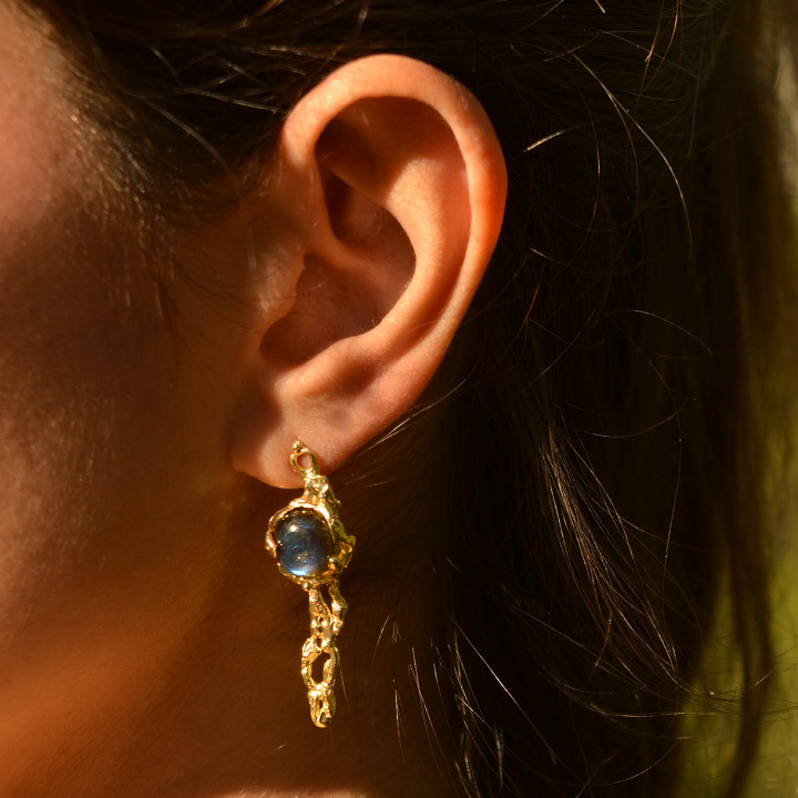 Aurora II Labradorite Σκουλαρίκια