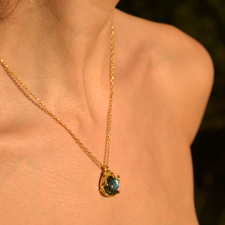 Aurora Labradorite Κολιέ