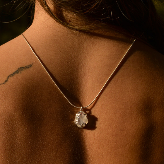 Rainbow Moonstone Necklace
