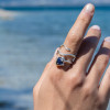 Azurite IV Ring