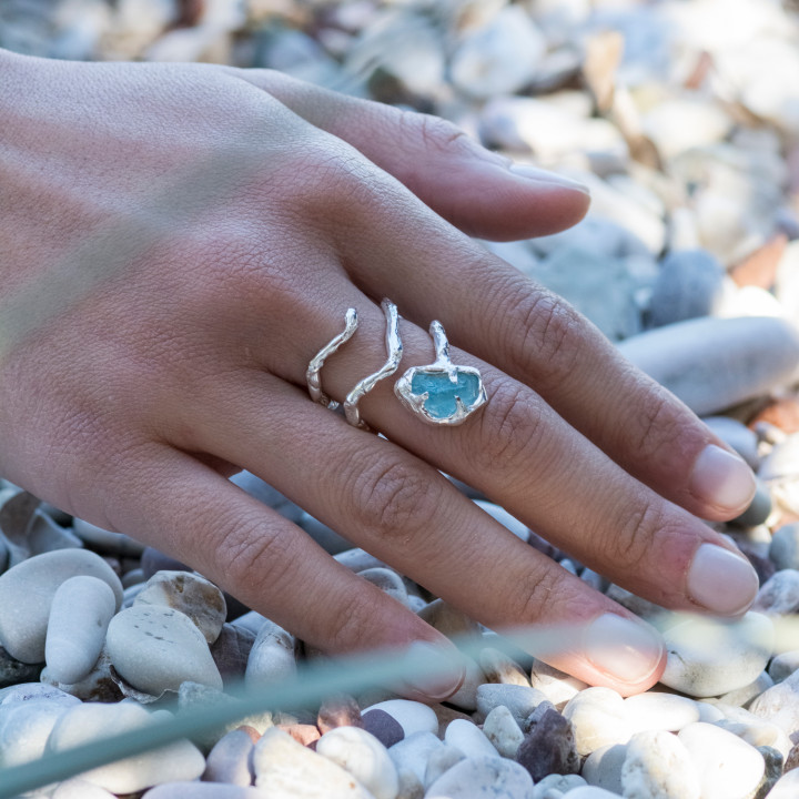 Aquamarine I Δαχτυλίδι
