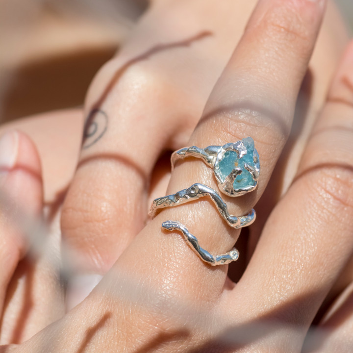 Aquamarine II Δαχτυλίδι