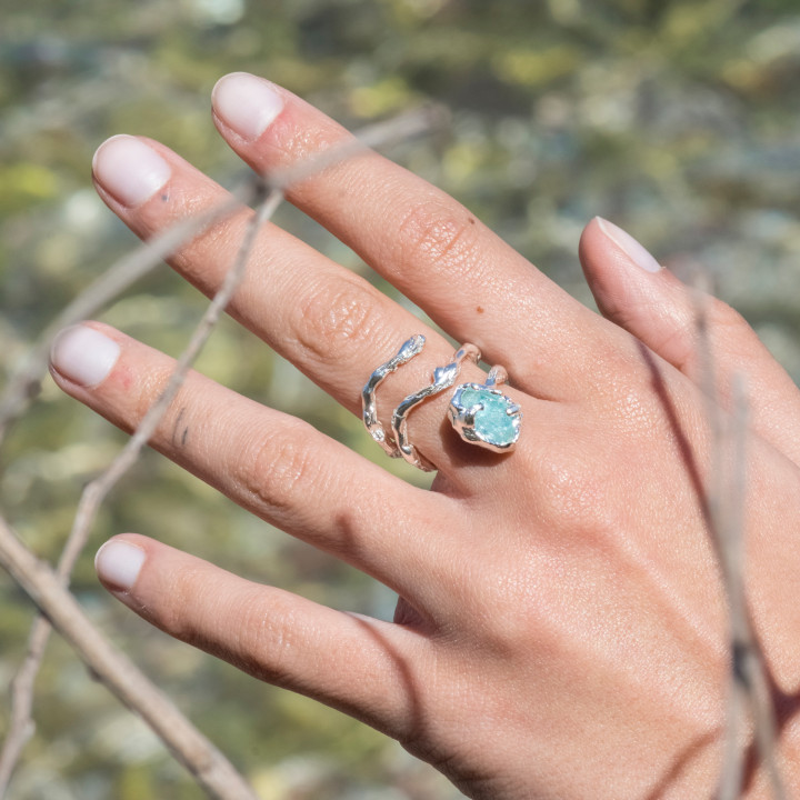 Aquamarine III Ring