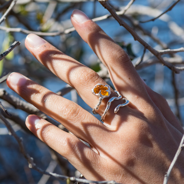 Citrine Quartz II Ring
