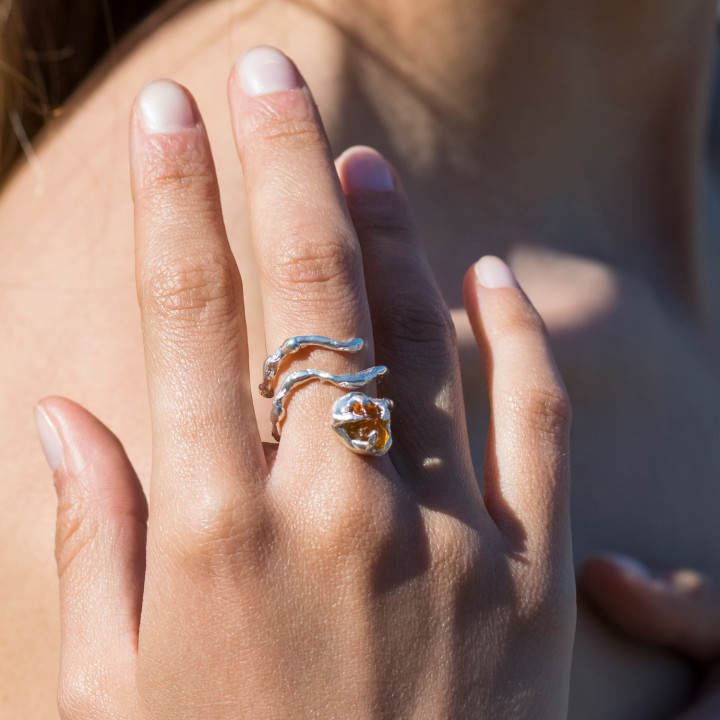 Citrine Quartz II Ring
