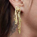 Almyra Textured Earrings