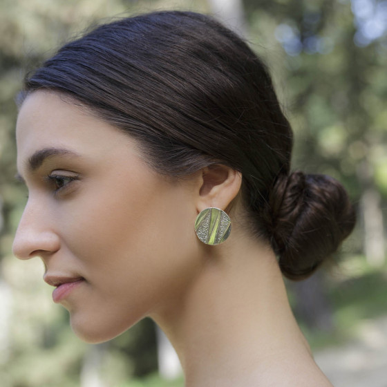Katoptra Circle Earrings
