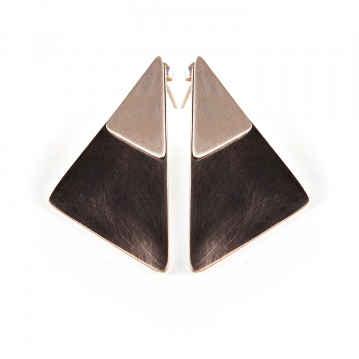 Τriangle Earjacket Σκουλαρίκια