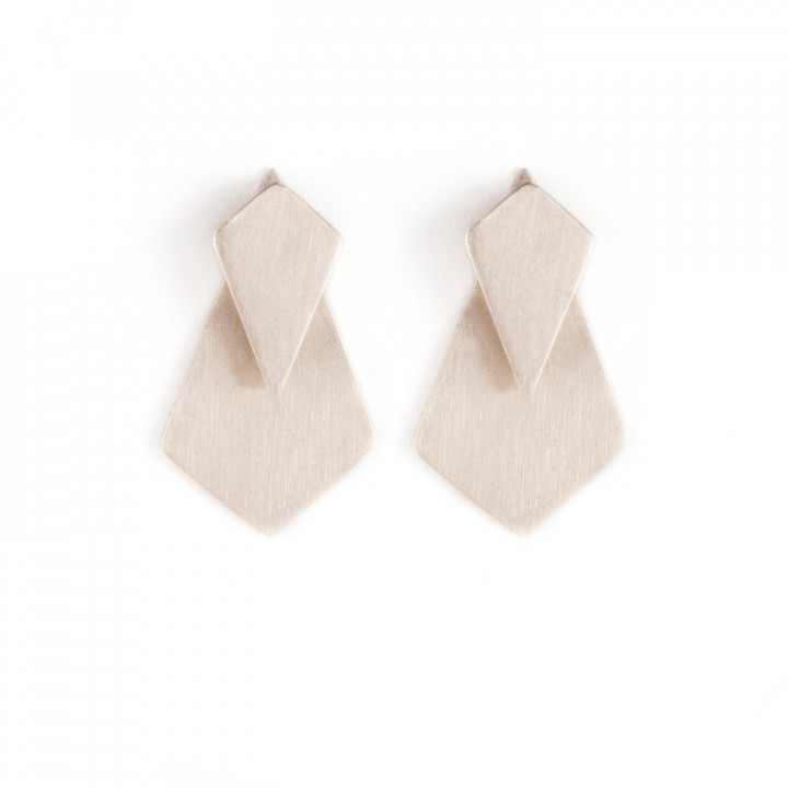 Rhombus Earjacket Σκουλαρίκια