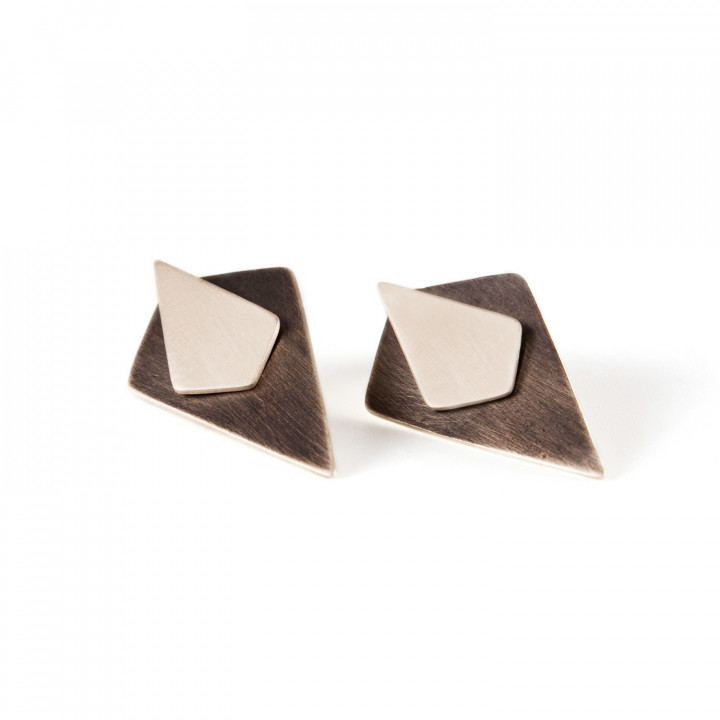 Rhombus Earjacket Σκουλαρίκια