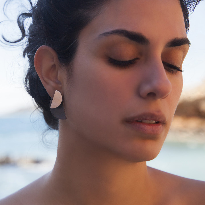 Half Moon Earjacket Σκουλαρίκια