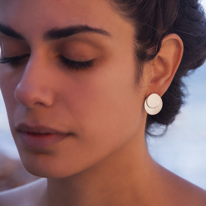 Circle Earjacket Σκουλαρίκια