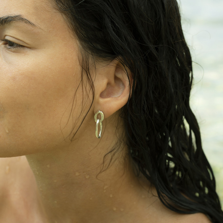 Twin Circle Σκουλαρίκια