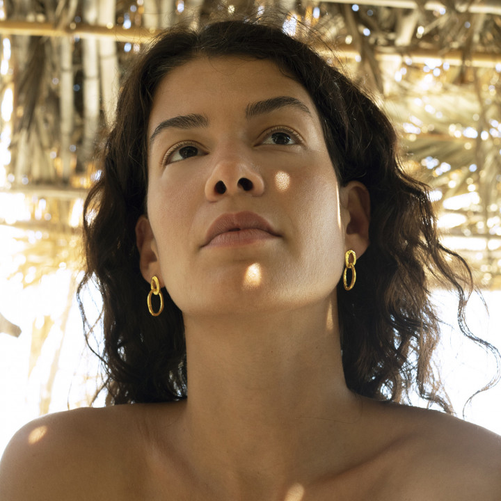 Twin Circle Σκουλαρίκια